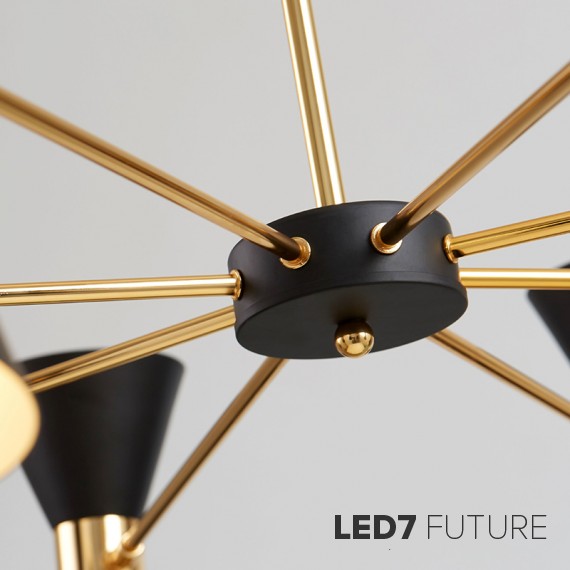 Loft Industry Modern - Bittly Chandelier